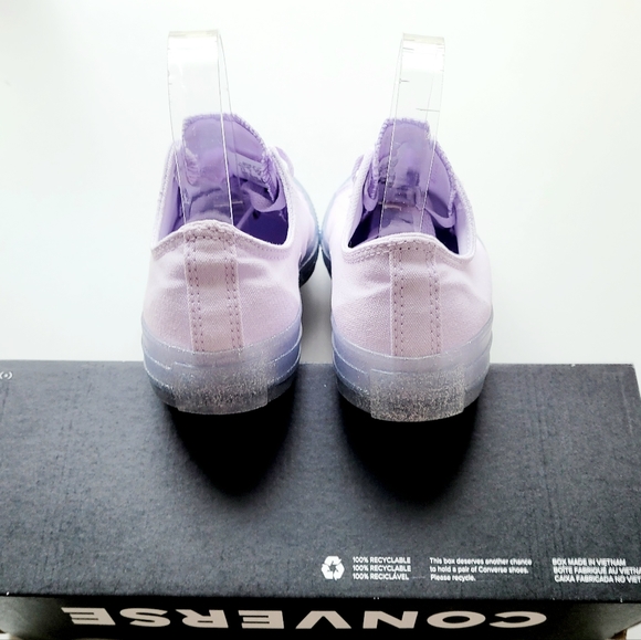 Converse CTAS OX Vapor Violet Glitter Youth 5.5 - Picture 4 of 6